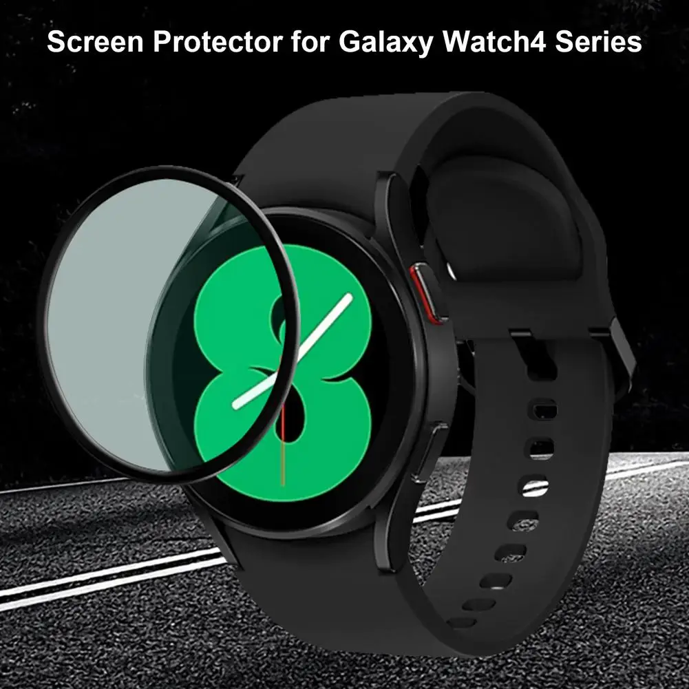 

2pcs/lot Protective Film PMMA Cover For Samsung Galaxy Watch 4 40mm 44mm Full Edge soft Film Screen Protector for Watch4