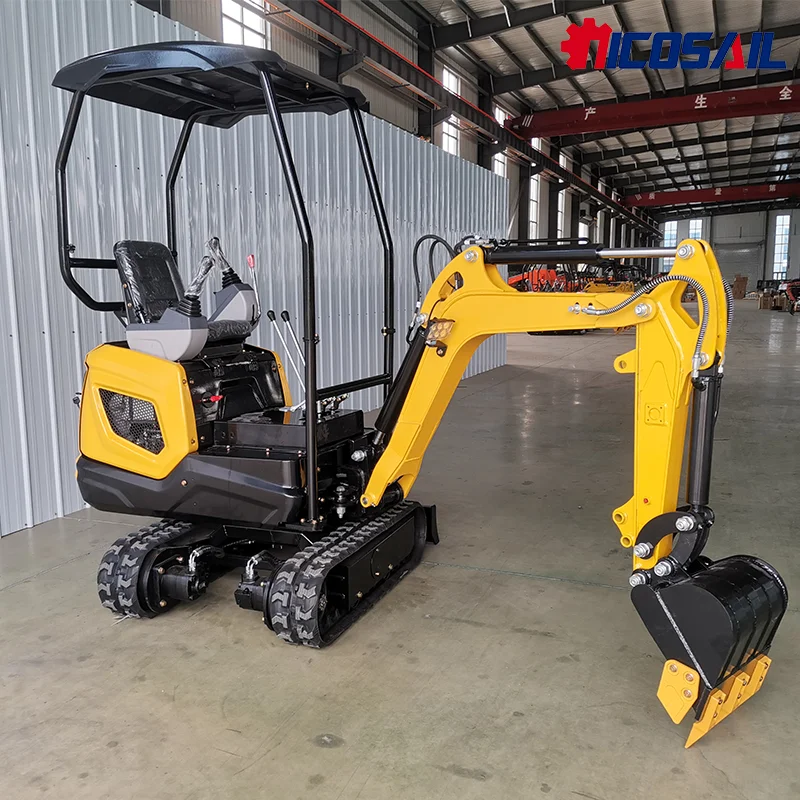 

Free Shipping!!! Nicosail Household 3 Ton Excavator Kubota Engine Small Digger 2.5 Ton Micro Bagger Mini Excavator