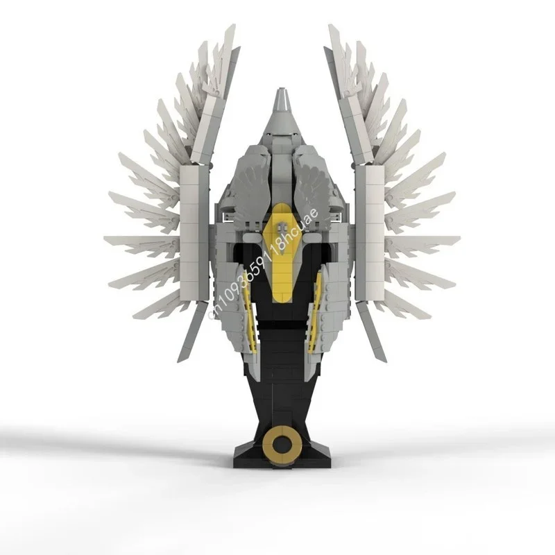 812 elementów MOC LOTR Gondor Strażnik Fontanny Hełm Model Klocki Konstrukcyjne Składanie DIY Prezenty Świąteczne Zabawki Edukacyjne Urodziny dla Dzieci