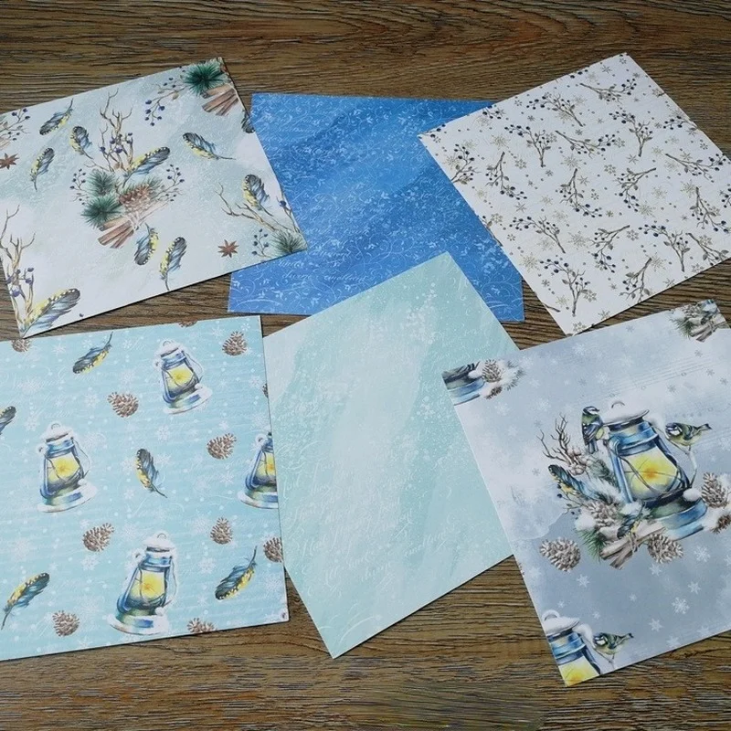 Winter Story Patterned Paper Scrapbooking Pack Handmade Craft Background Pad Single-side Printed