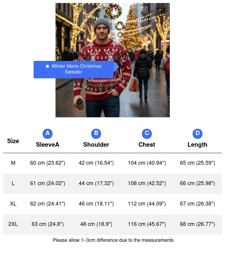 秋冬メンズクリスマスセーター男性 O ネック暖かいカシミヤニットプルオーバーカップルのニットウェアホリデーセーター服