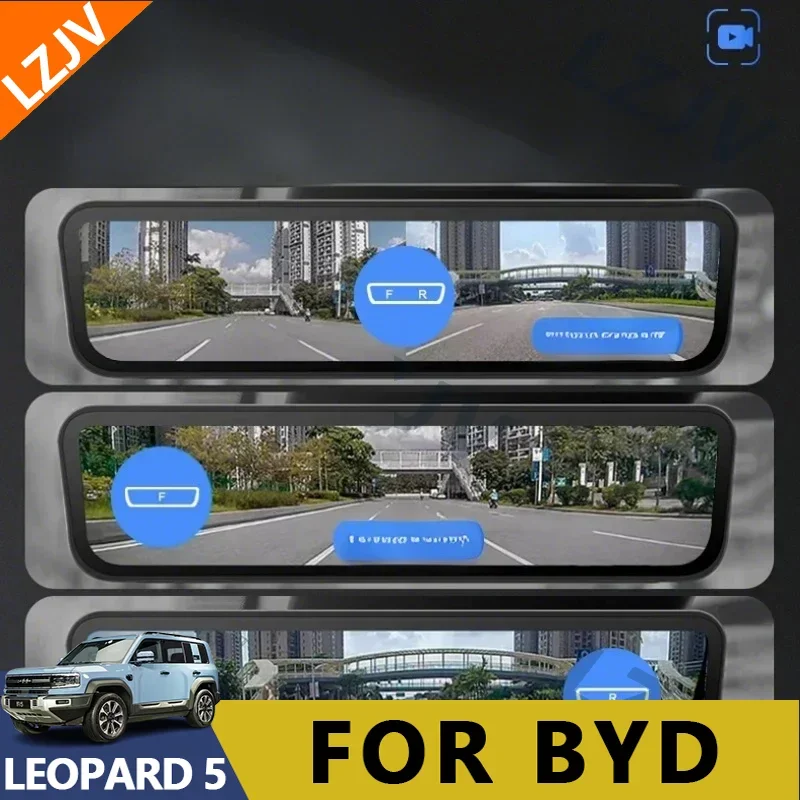For BYD Leopard 5 Rearview Mirror Driving Recorder  HD Night Vision Surveillance System Accessory