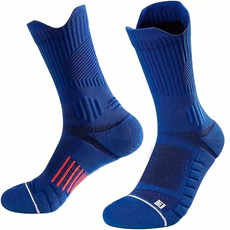 1/4/5/10 Paar Herren-Sportsocken, dämpfende Technologie, geruchsdicht, schweißabsorbierend, atmungsaktiv, für Laufen, Basketball, Kompressionssocken – Detail 10