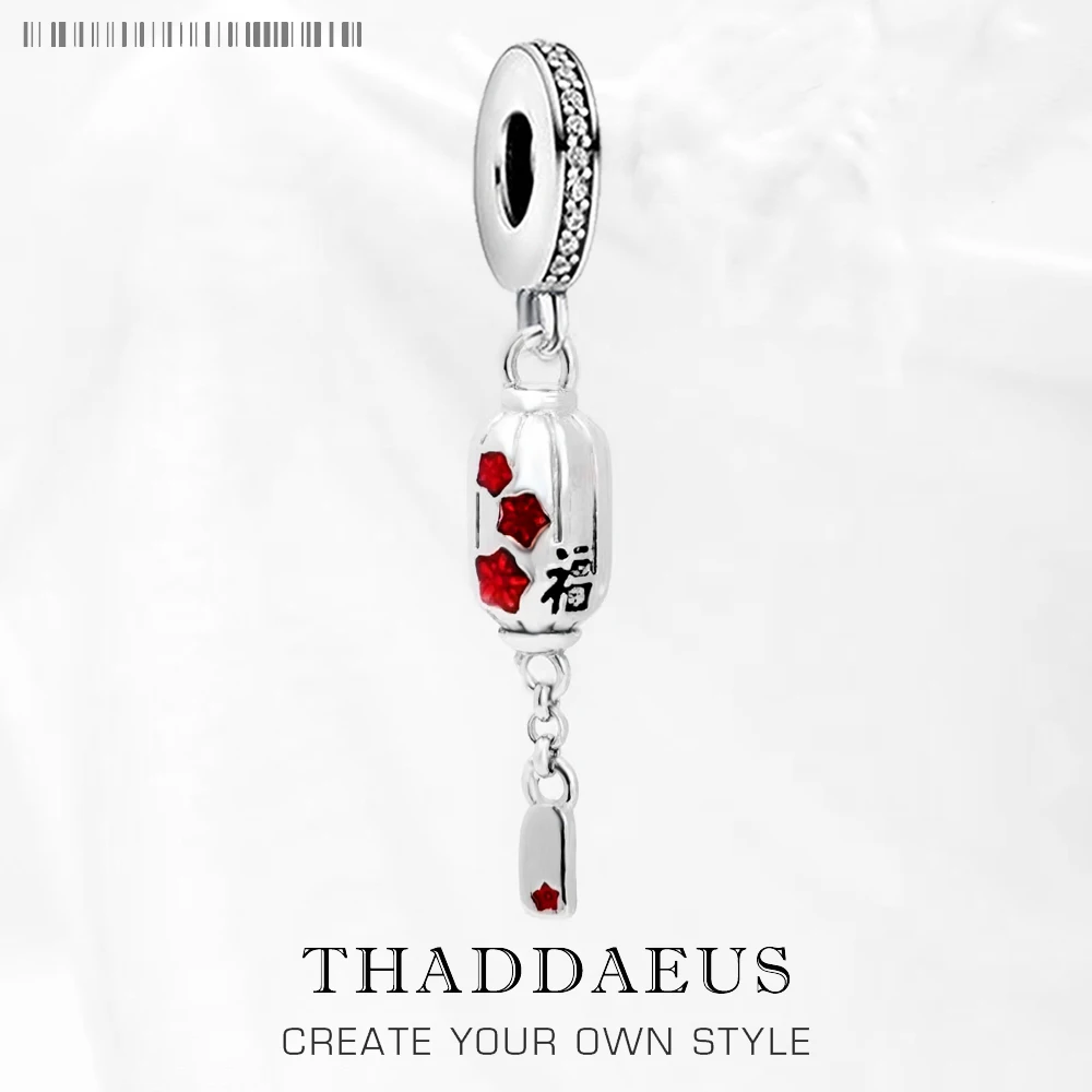 

Lantern Dangle Charm Sterling Silver 925 Fine Jewelry Women Lucky Gift