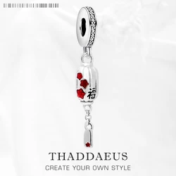 Lantern Dangle Charm Sterling Silver 925 Fine Jewelry Women Lucky Gift