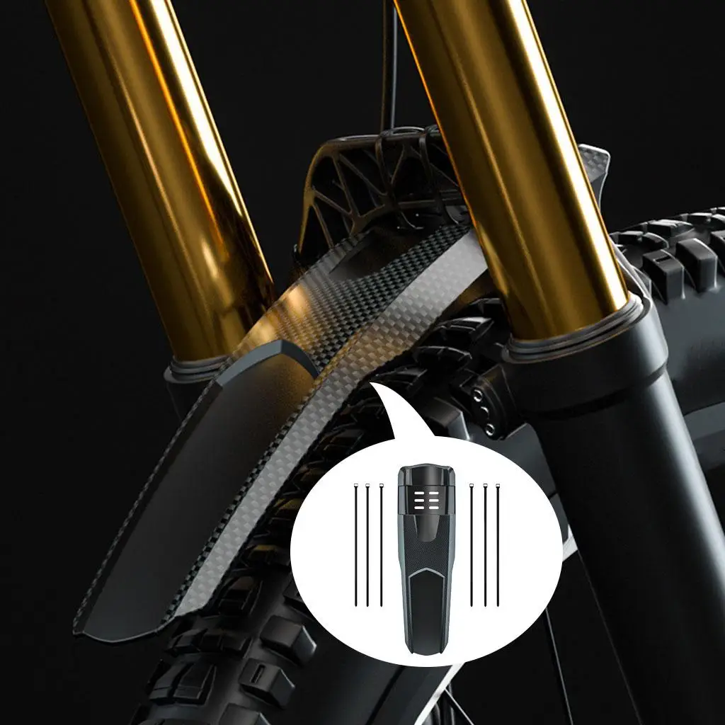 

Bike Set Retractable Set Mountain Bike Front and Rear Portable Adjustable Bike Mudguard Mudflap for Mountain Road Bike