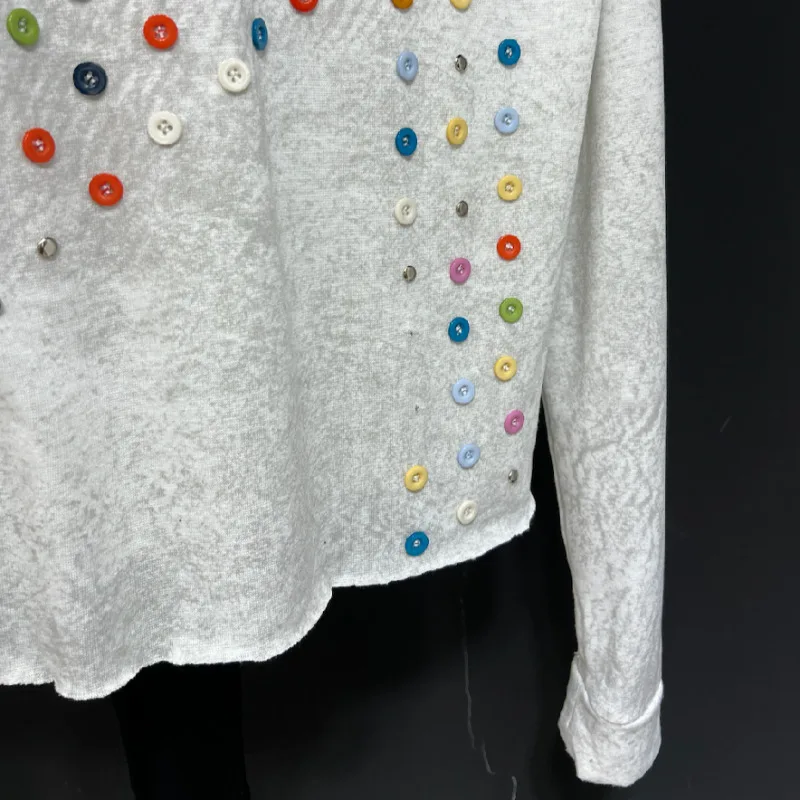 MWJLPWQ اللون متعدد أزرار تصميم تي شيرت للرجال 2025 جديد شارع العليا فضفاض عادية كم طويل الأزواج قمة الخريف موضة 11672