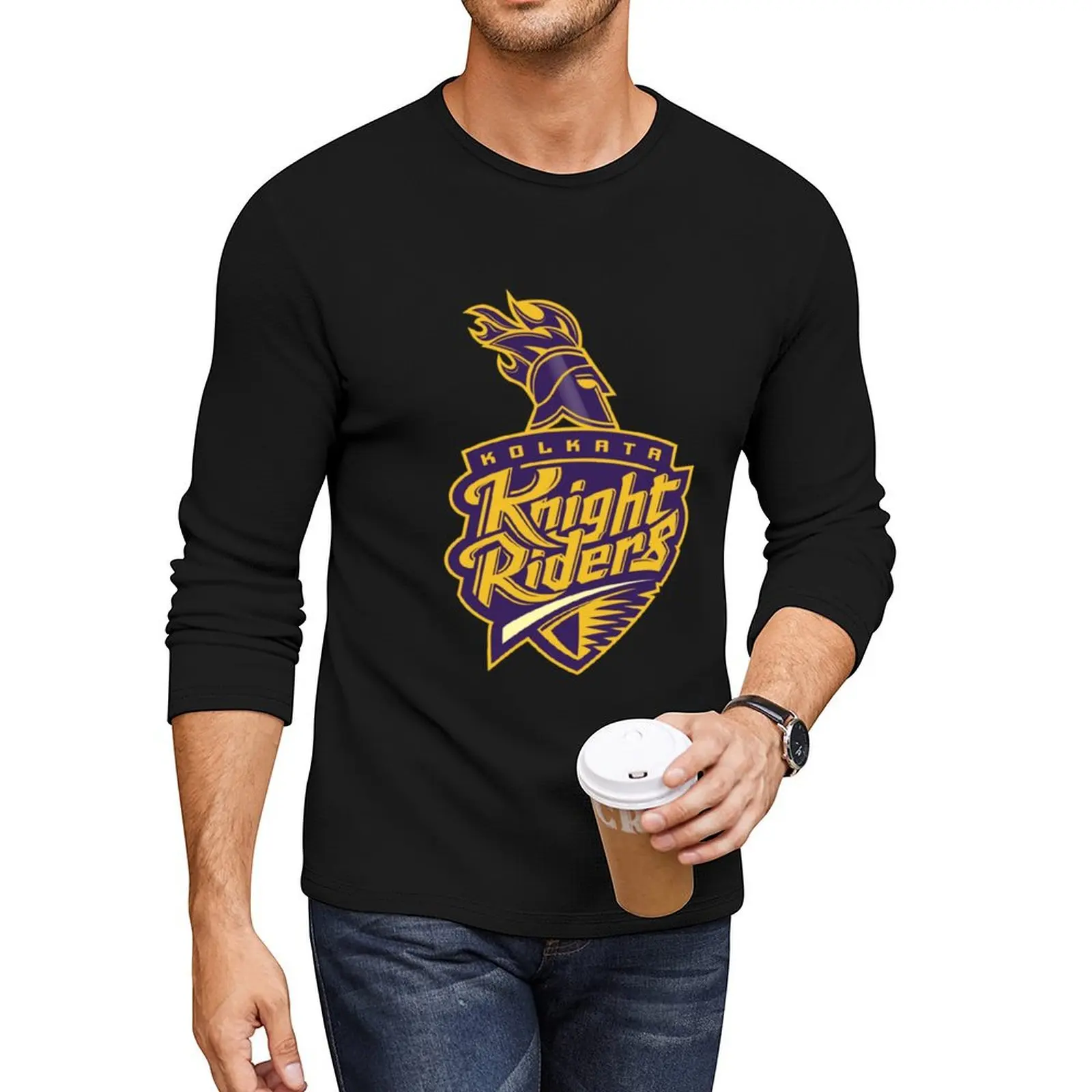 Kolkata Knight Riders Long T-Shirt Oversized t-shirt oversized t shirt men