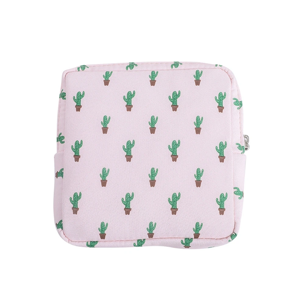 BAAG-Cute Large Capacity Sanitary Napkin Storage Bags Cartoon Girls Physiological Period Tampon Organiser Bag Tampon Bag G