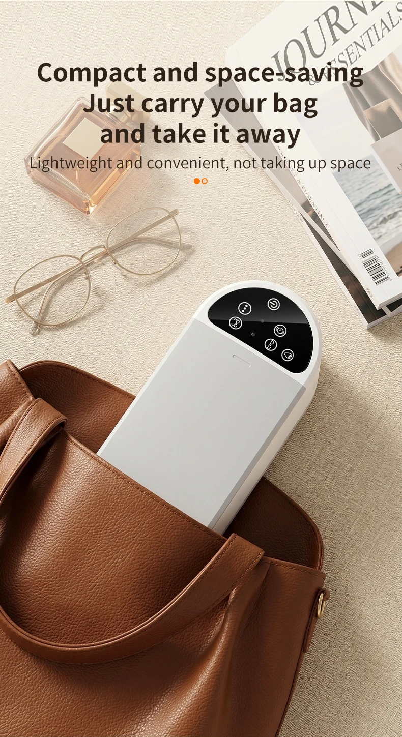 Tragbarer Ultraschallreiniger, USB-aufladbares Vibrationsreinigungsgerät für Brillen, Schmuck, Uhren und Make-up-Pinsel – Detail 15