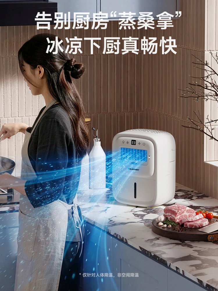 Home Kitchen Fan, Mini Air Conditioner, Cooling Wonder, Wall-Mounted or Floor-Standing Ice Mist Fan