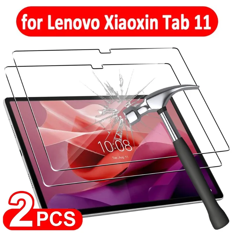 

1/2 упаковки защитных пленок из закаленного стекла для Lenovo Xiaoxin Tab 11, твердость 9H, ударопрочные, устойчивые к царапинам, водонепроницаемые пленки для планшетов