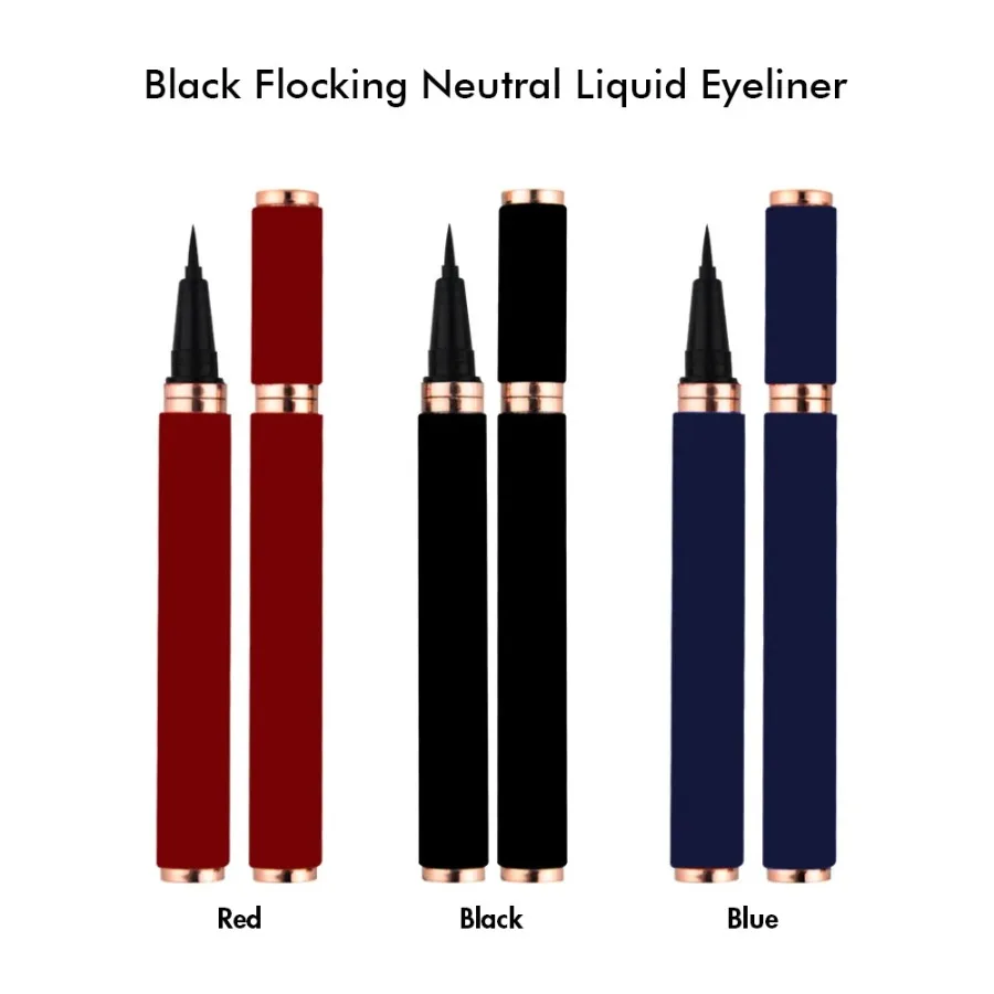 Etichetta privata 3 colori Eyeliner liquido senza sbavature resistente al sudore impermeabile di lunga durata facile da applicare cosmetici per il trucco degli occhi