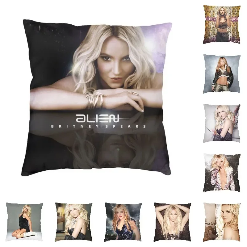 Personalized custom Britney Spears pillowcase home decoration music singer TV actor luxury cushion cover car pillow case