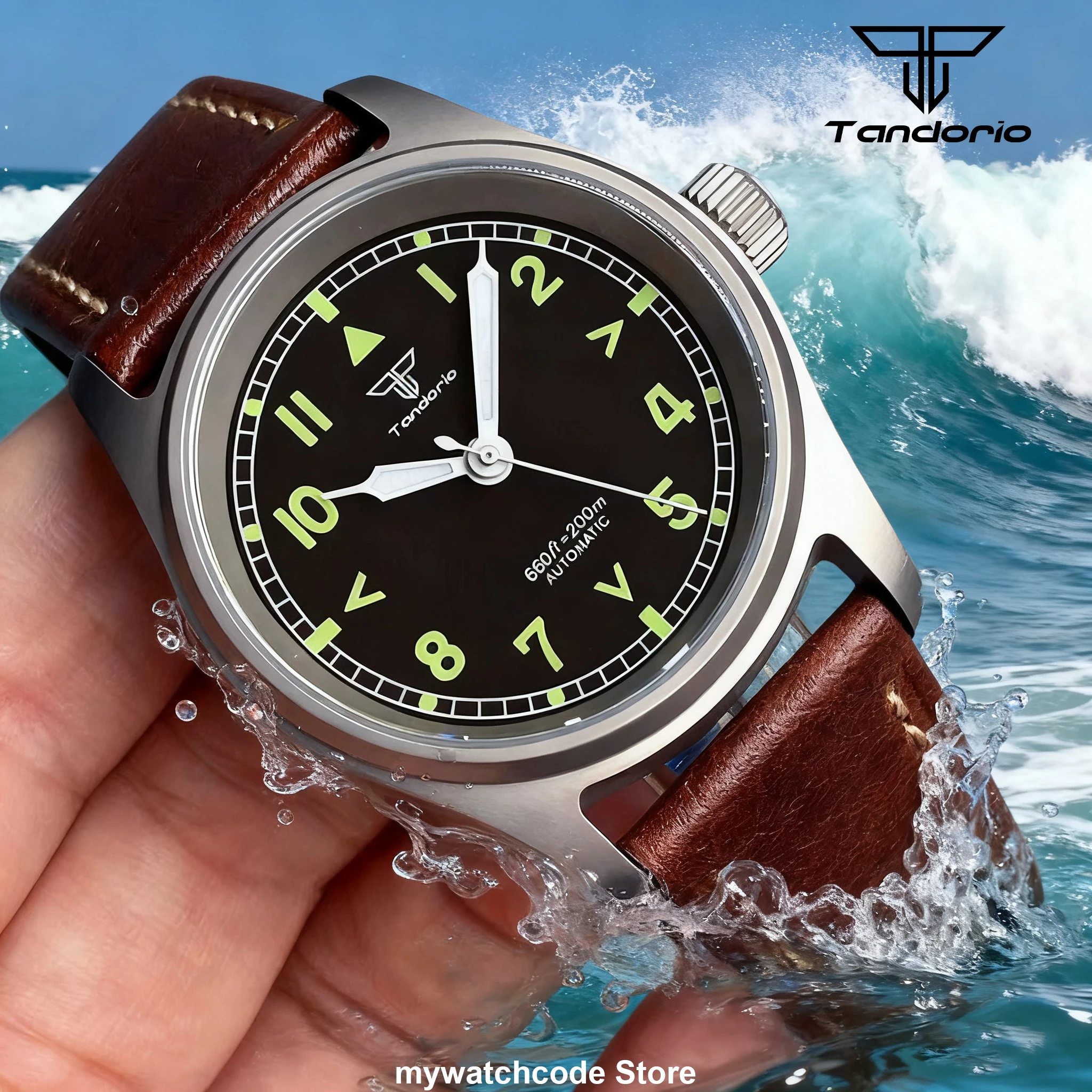 

Маленькие титановые дайверские механические мужские часы Miyota8215 Movt 36 мм женские наручные часы с сапфировым стеклом 200 м водонепроницаемые часы для дайвинга