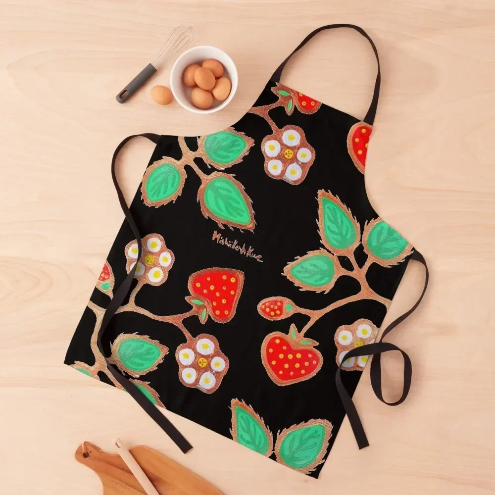 

Copper strawberry Apron Waterproof Kitchen Woman Kitchen Novel Kitchen Accessories Apras Man Apron