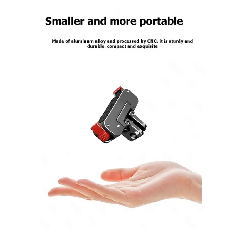 A98T Magnetic Quick Release Adapter 1/4 Inch Screw Hole For DJI OSMO Action 5/4/3 360 Degree Rotatable Mounting System Design