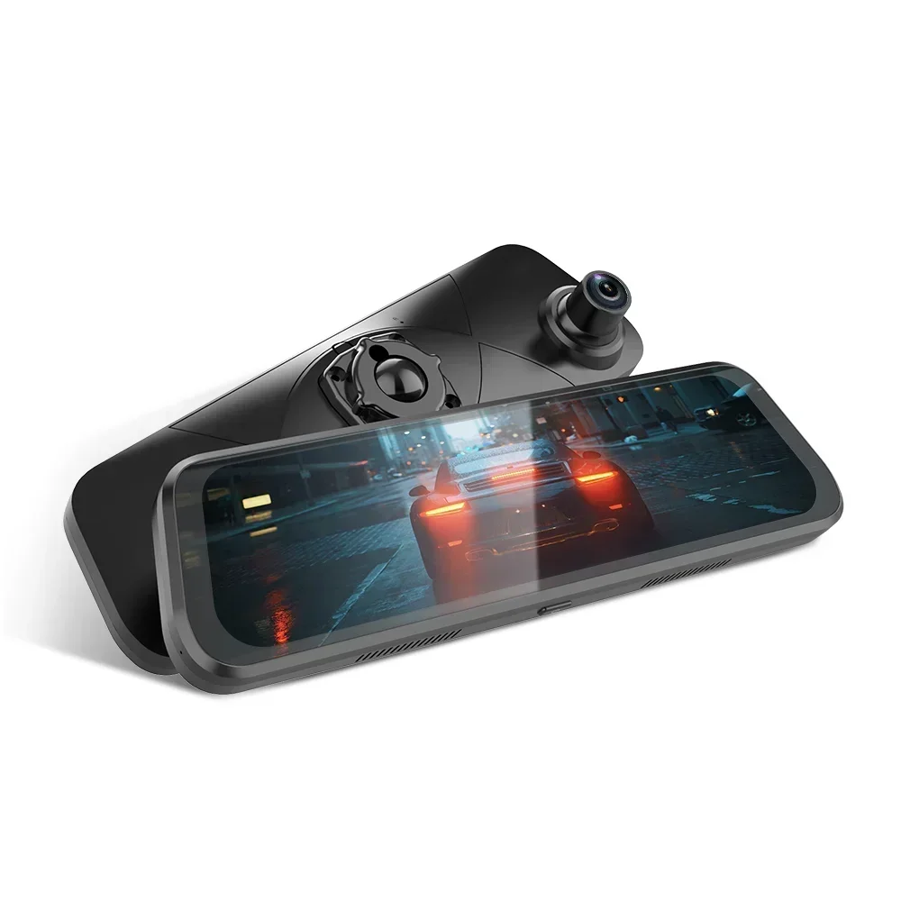 

New Ai Mirror car recorder wireless Carplay Android Auto Dual CPU Dash camera With BDS for Tesla Model X
