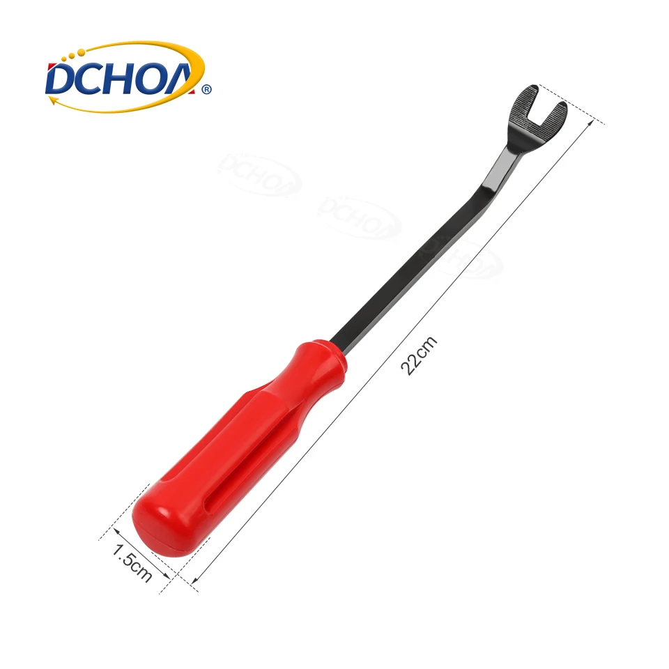 DCHOA Industrial Grade Car Door Panel Trim Clip Removal Pry Tool Auto Fastener Retainer Extractor Tool for Interior Disassembly