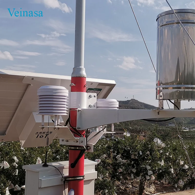 2026 Intelligent Agricultural Weather Station AAWS010 Monitoring System Cloud Platform Software Automatic 4G Solar Aluminum 1 Ye
