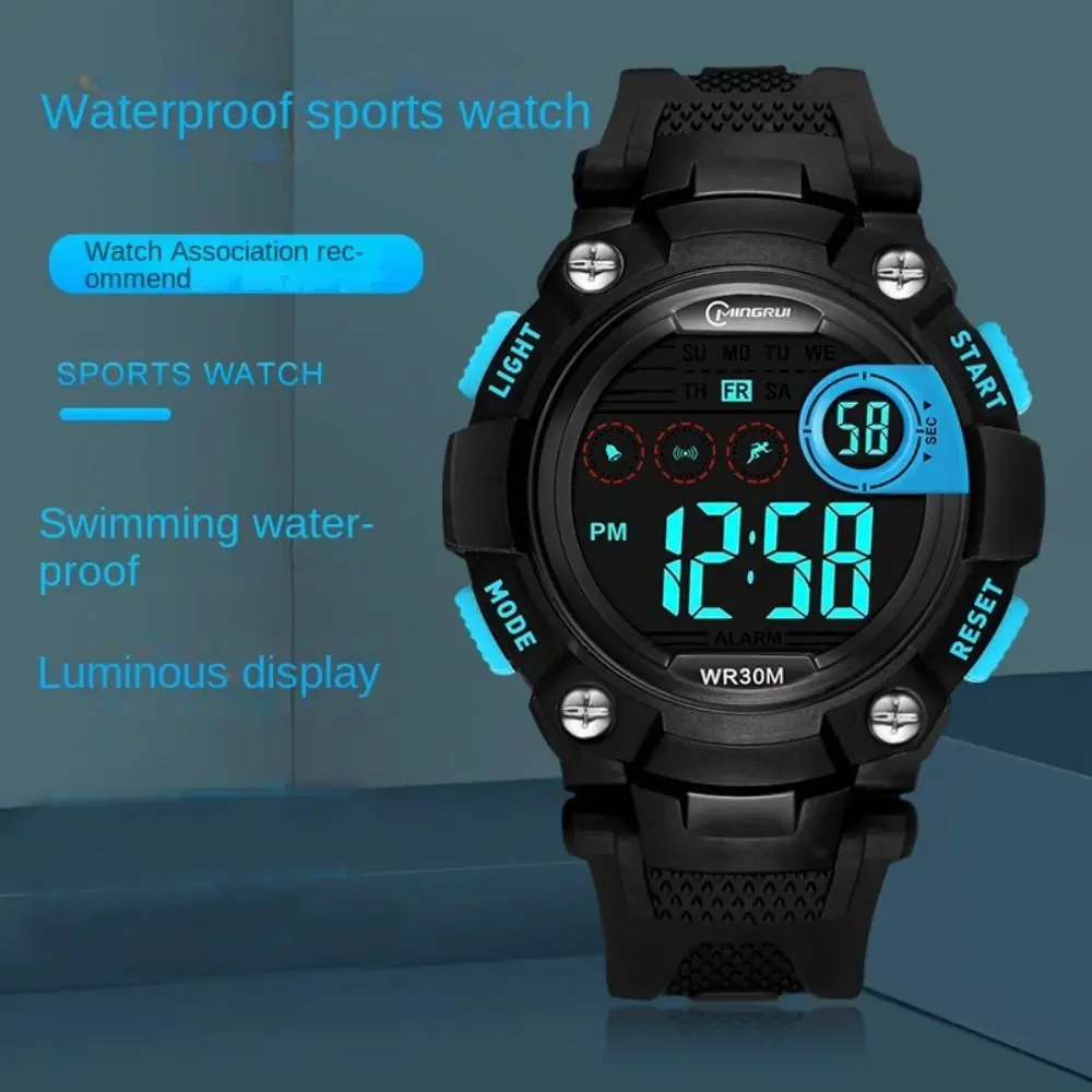 Fashion 30M Waterproof Electronic Watch Multifunctional Outdoor Sport Watches Alarm Clock Student