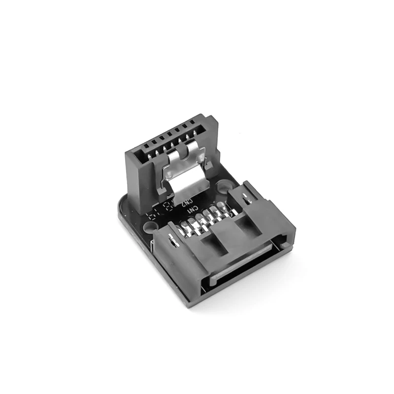 SATA 7Pin Female To Male Adapter 90 Degree Angle Elbow Adapter 6Gbps 90 Degree SATA Adapter Up /Down for Motherboard Mainboard