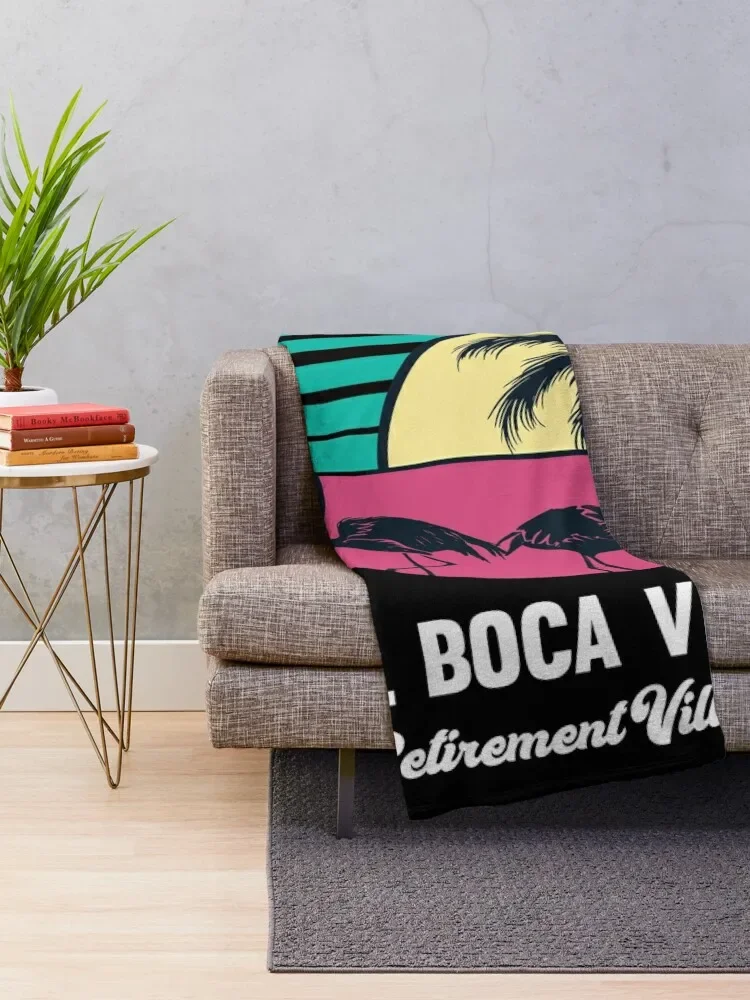 Del Boca Vista Retirement Village Throw Blanket For Decorative Sofa Cute Blankets