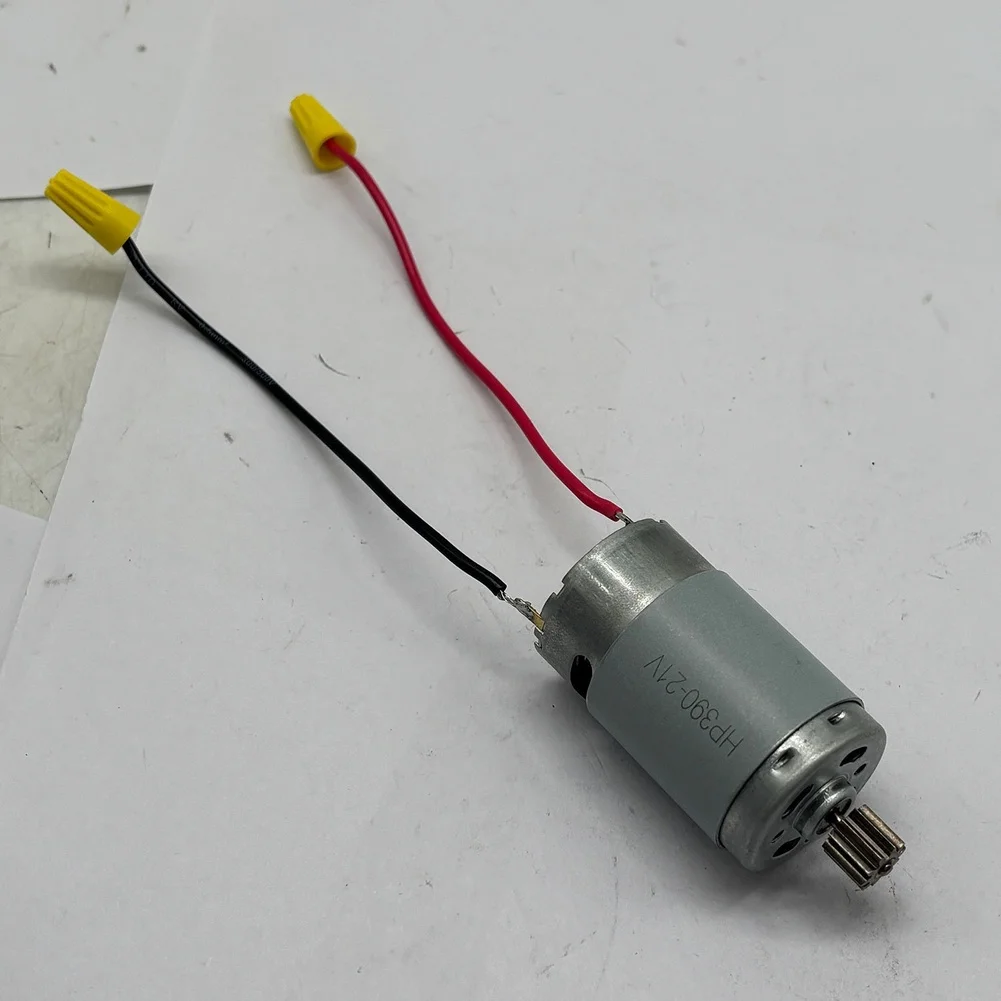 21V 390 Hedge Trimmer Motor 10 Teeth A'll Copper Wire 23000RPM For Electric Pruning Shears Garden Power Tool Accessories Silver