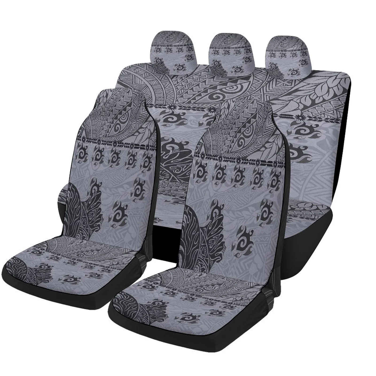 Set Of Car Seat Covers Featuring Tribal Designs, Suitable For A Wide Range Of Vehicles. Stylish And Durable, This Complete Set I