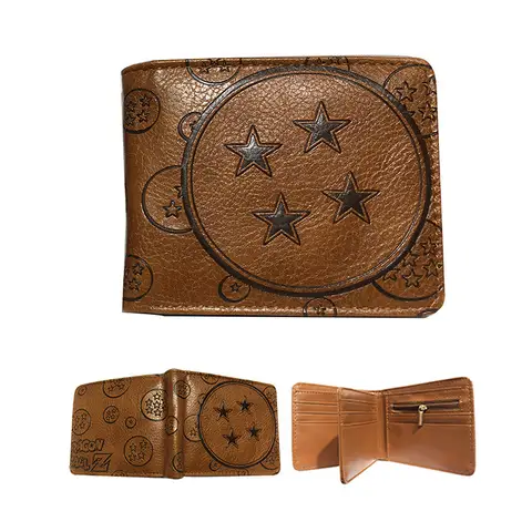 Anime Dragon Ball Son Goku Turtle Wuzi Präglad Kort Plånbok Myntväska Student Mode Personlighet Noll Plånbok Kortplånbok 8 best sales Cartera Dragon Ball - №4