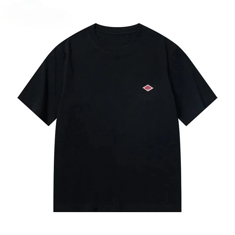 Men and Women's Pure Cotton Fashion Brand Print T-Shirt Tee Simple  Short Sleeve Orders Exported to Japanese large
