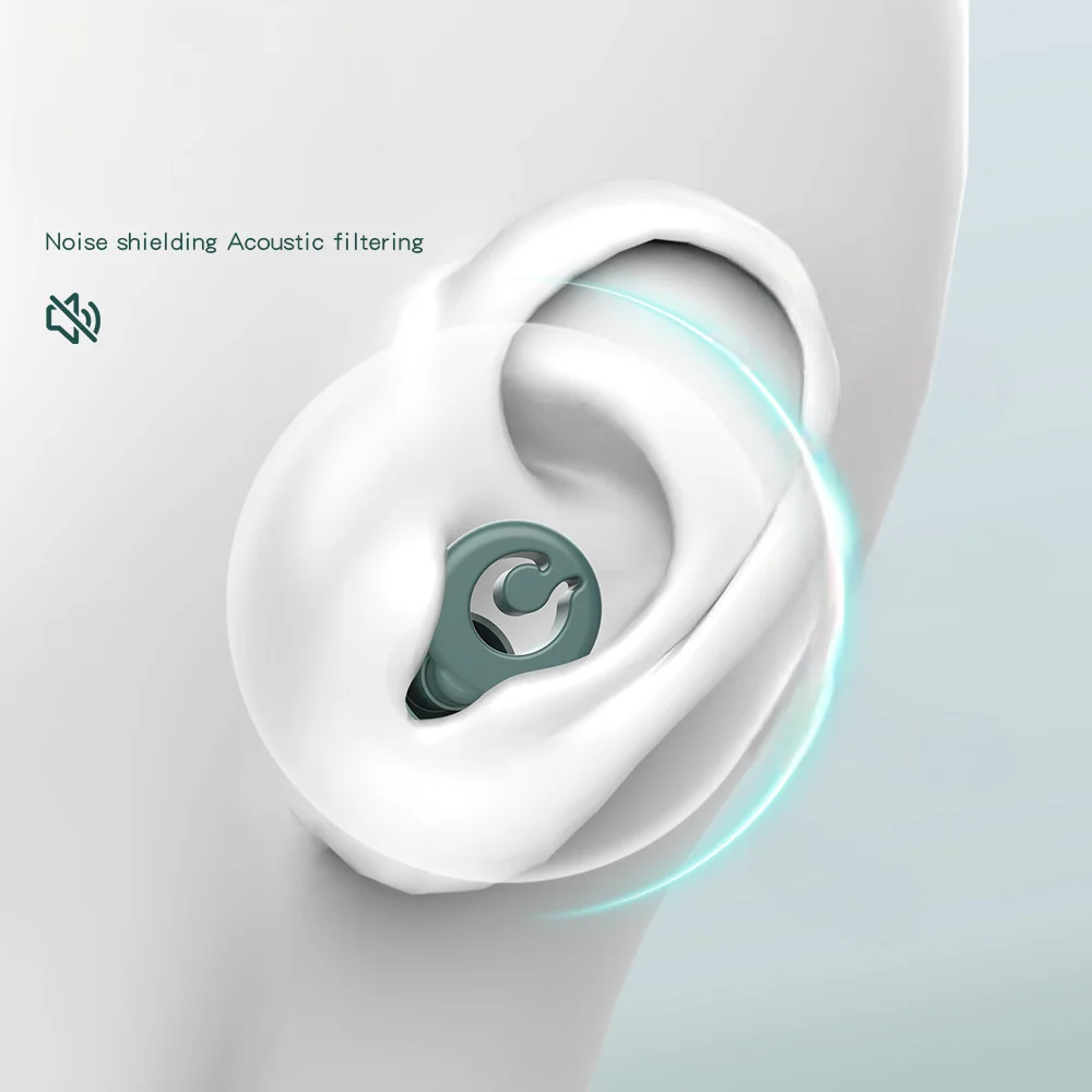 Motorcycle Earplugs Noise Reduction Silicone Ear Plug Noise Cancelling Earplug for Concerts Hearing Protection Diving Ear Plugs