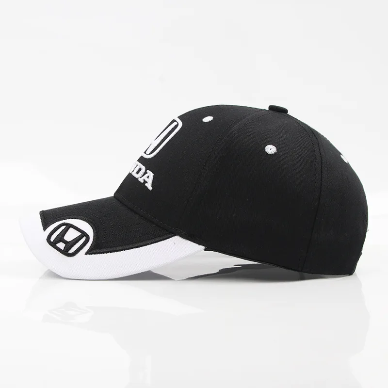 Embroidered Car Logo Baseball Cap Adjustable Casual Sun Hat Sports Cap for Honda Civic Fit Jazz Accord Aviator CRV Odyssey view 4