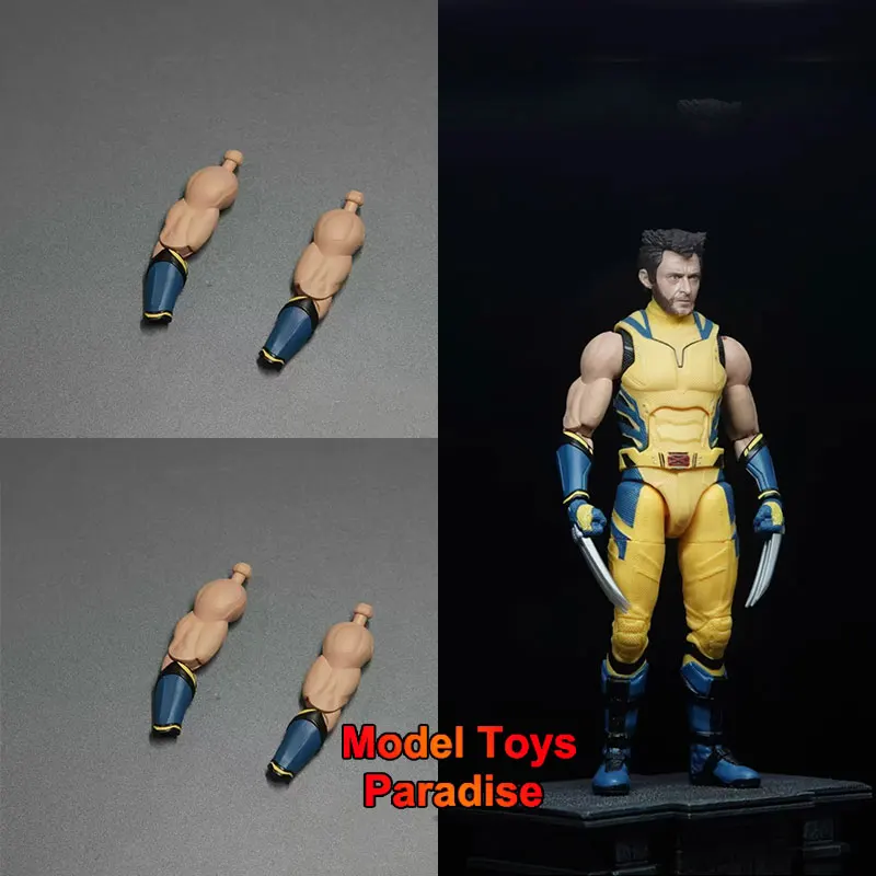 In Stock 1/12 Men Soldier Super Hero Replaceable Arm Wolverine Model Accessories Fit 6inch Marvel Legends Action Figure Body