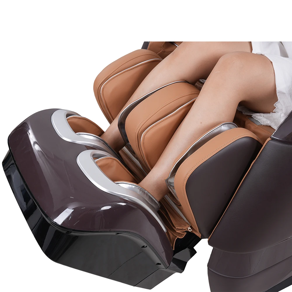 2025 كامل الجسم 4D صفر الجاذبية العلاج كراسي تدليك القدم الأسطوانة اللمس كرسي تدليك مع الحرارة #2