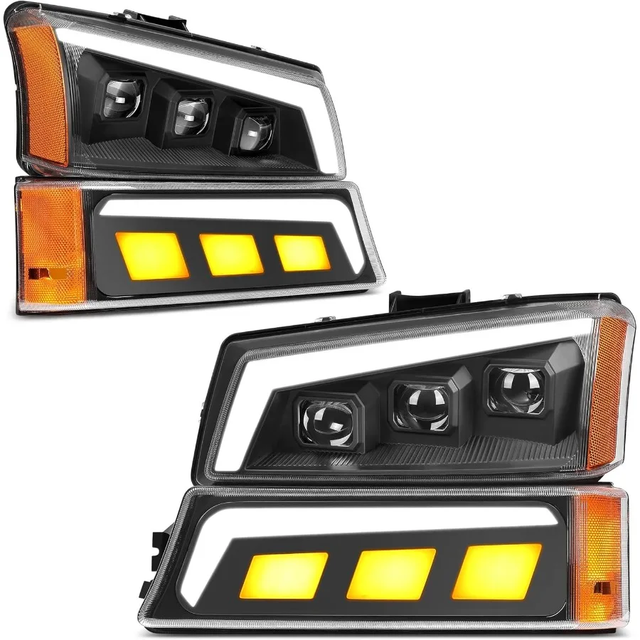 

Фара в сборе, совместимая с налобным фонарем 0306 Chevy Avalanche Silverado 1500 1500 HD 2500 HD 3500 07 Silverado Classic с