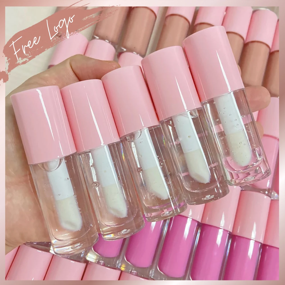 Specify Big Wand Tube Private Label MOQ 30 pieces Custom Logo Wholesale Makeup Lip Glaze Lip Gloss Vegan Cruelty Free