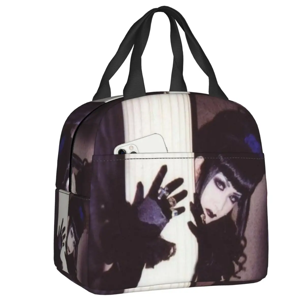 Custom Malice Mizer Mana Sama Moi Meme Moitie Thermal Insulated Lunch Bag Women Portable Lunch Container Multifunction Food Box