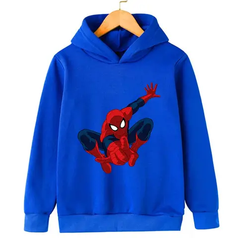 Fashion Autumn New Children's Spiderman Hoodie Kids Clothes Girls Clothing Baby Boys Clothes Captain America Sweatshirt Tops
