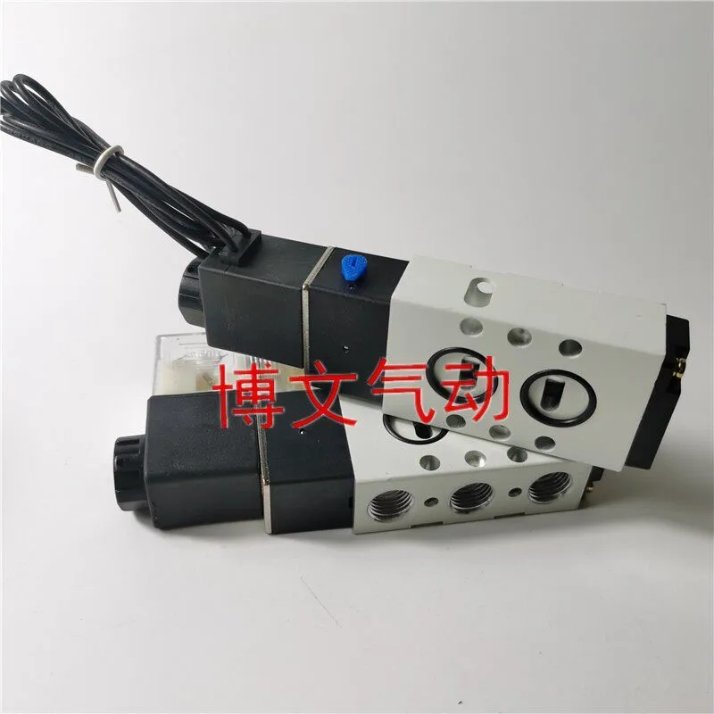 KCC solenoid valve KS534S AC110V DC24V 220VAC plate reversing valve is installed on the side