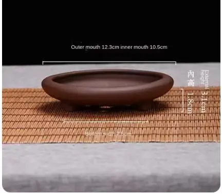 2025 New Household Ceramic Purple Clay Flower Pot Small Classical Chinese Succulent Desktop Flower Bonsai Pot
