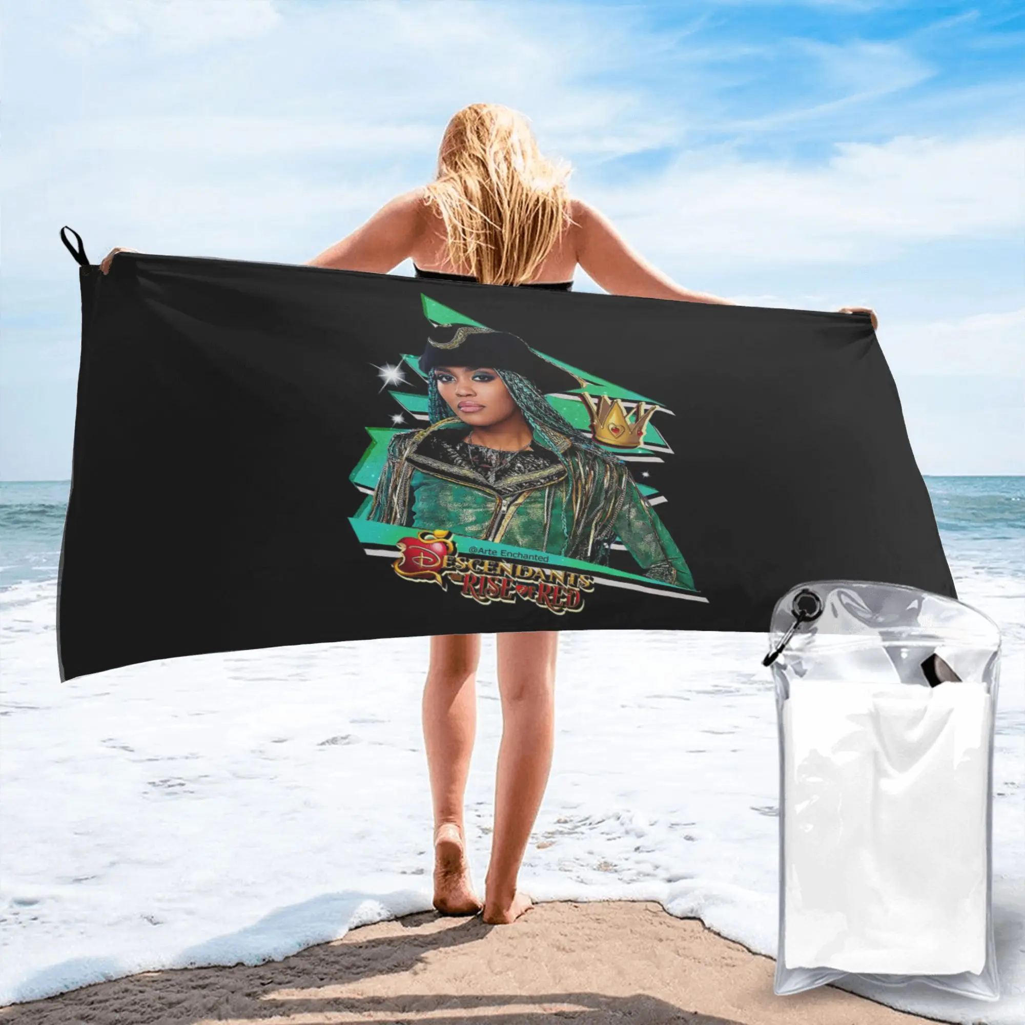 Uma on Descendants 4 The Rise Of Red - China Anne McClain Beach Towel Soft Microfiber Quick Dry Absorbent Quick Towels For Bath