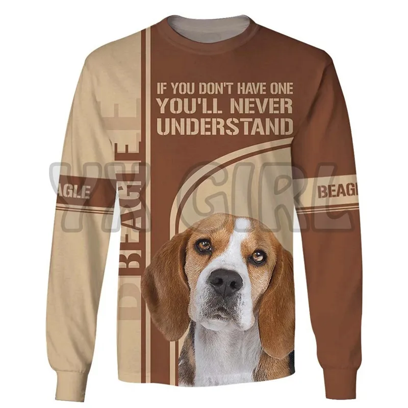 

If You Dont Have One Ill Never Understand Beagle 3d All Over Printed Sweatshirts Men For Women Pullovers Unisex Tops 01