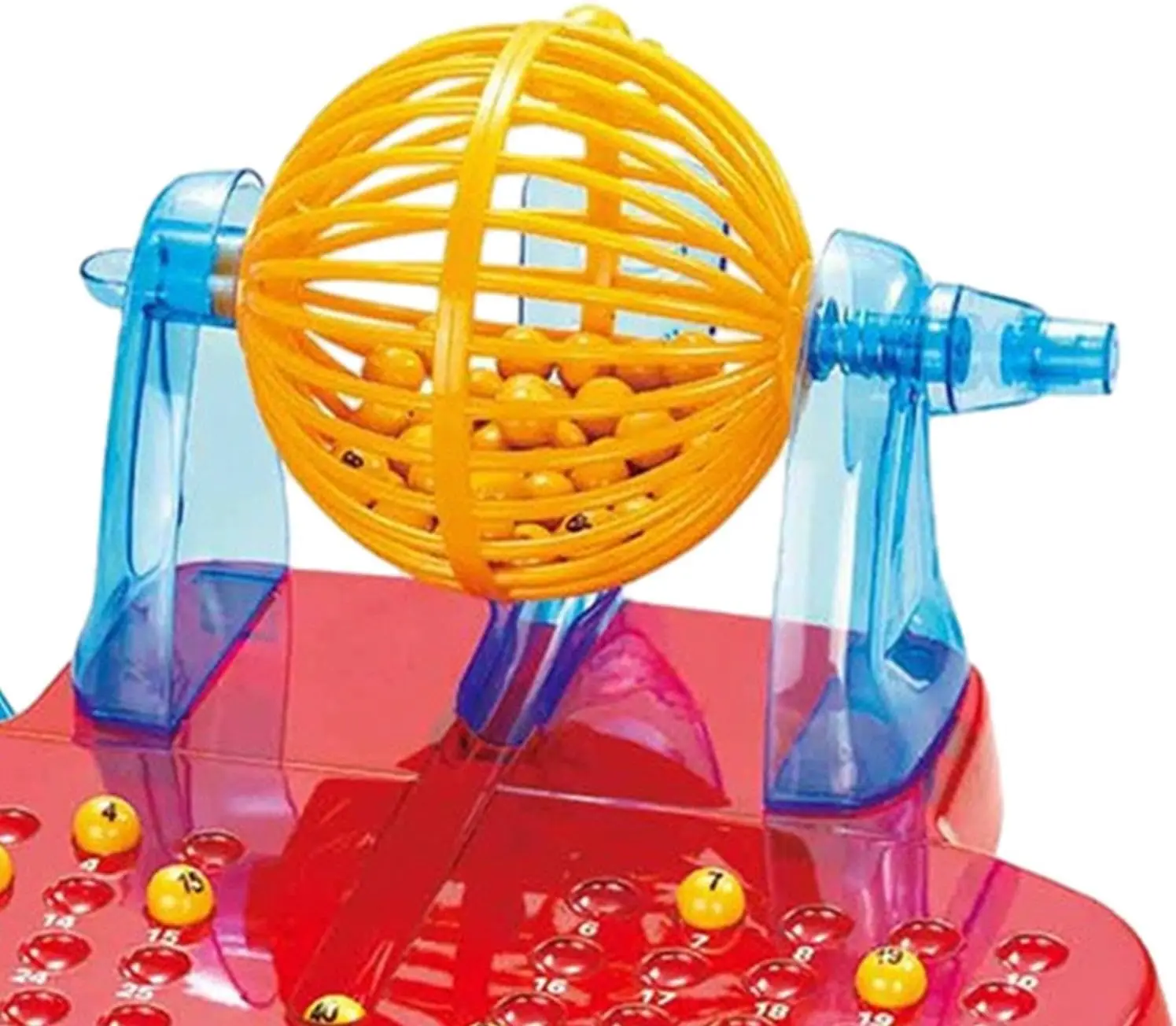 Classico gioco da tavolo da bingo giocattolo gabbia rotante set di macchine della lotteria ricompensa familiare competizione festa simulazione lotteria giochi da tavolo giocattoli