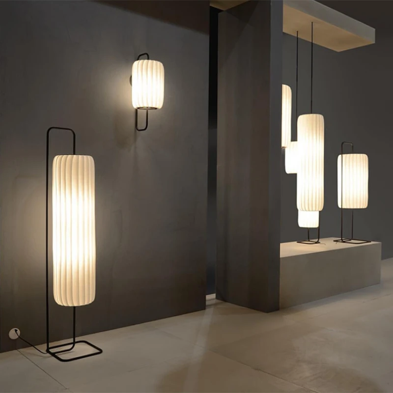 

New Chinese Style Living Room LED Bedroom Dining Room Fabric Hotel Exhibition Hall Creative Personality Simple Pendant Light LED