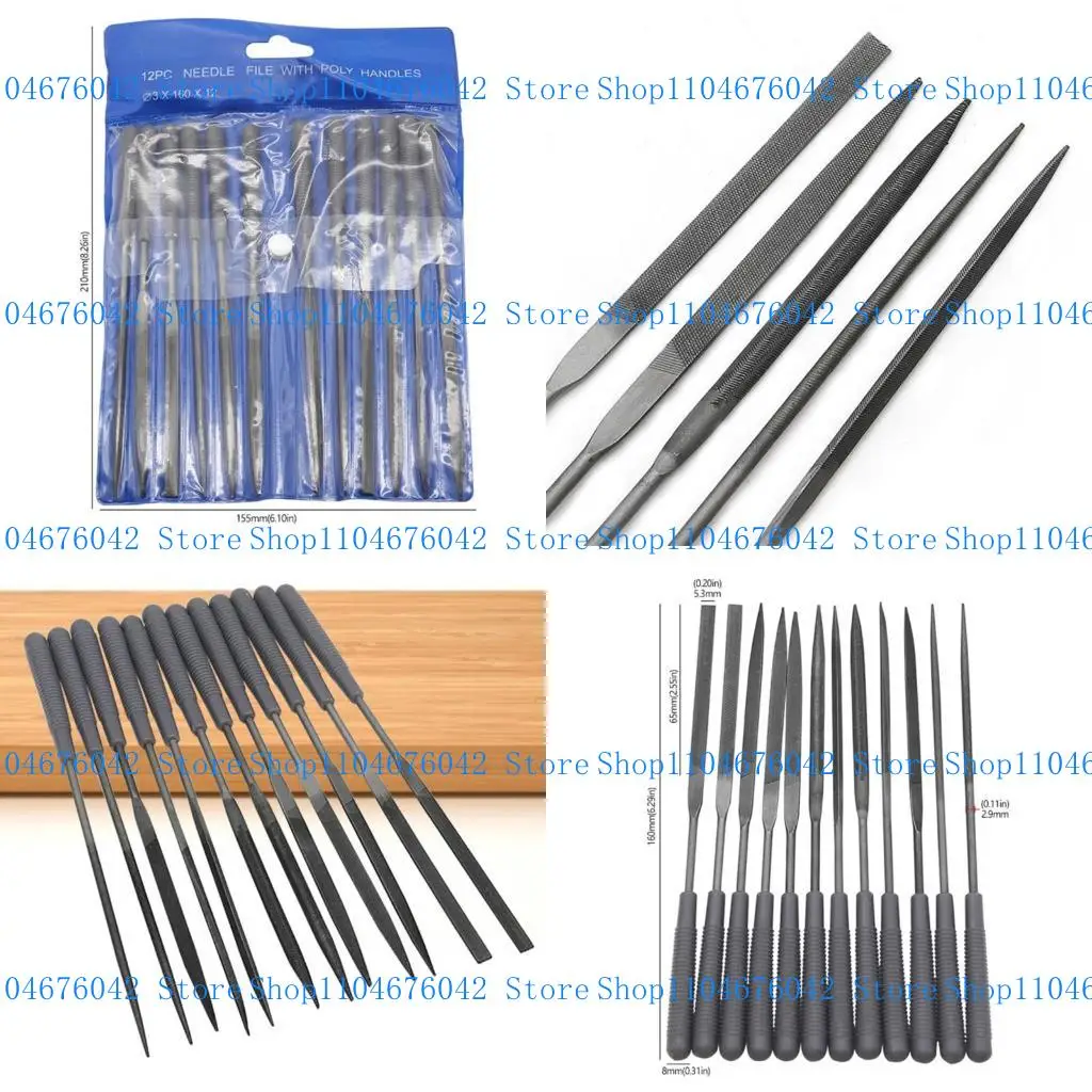 ไฟล์เข็มโลหะ 5ASD สำหรับ deburring การแก้ไขเครื่องประดับเพชรแก้วไม้หินไม้งานฝีมือไม้
