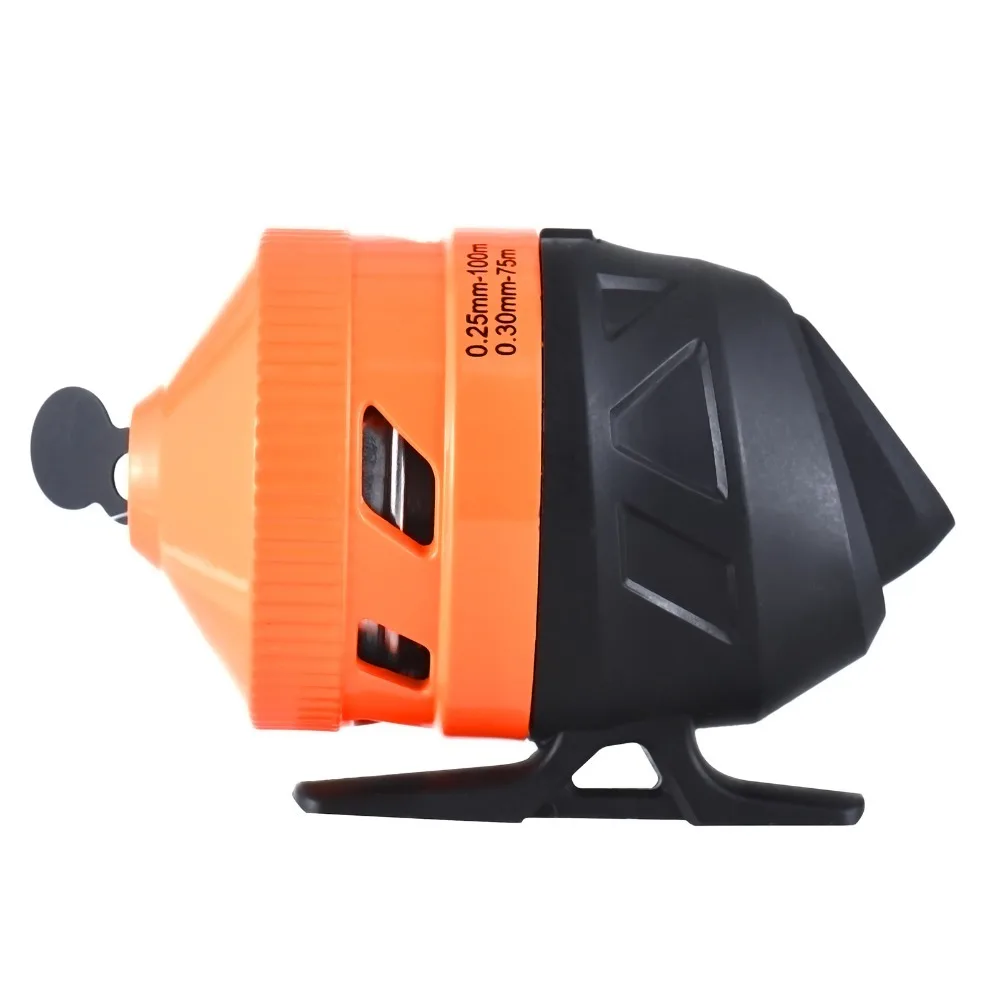 Carrete Spincast alta velocidad naranja para lanzar mano derecha - imagen 3