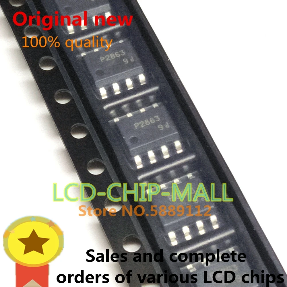 1Pcs PAM2863ECR PAM2863 HSOP-8 In Voorraad 100% Goede