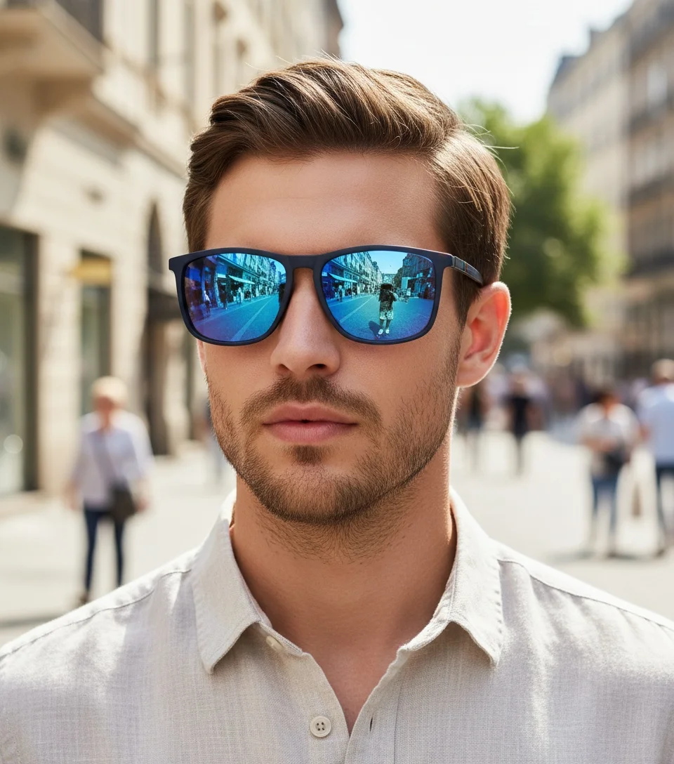 New Style Sun Glasses Driving Glasses Fashionable Square Sun Glasses Men And Women Anti-ultraviolet Sunglasses 1166