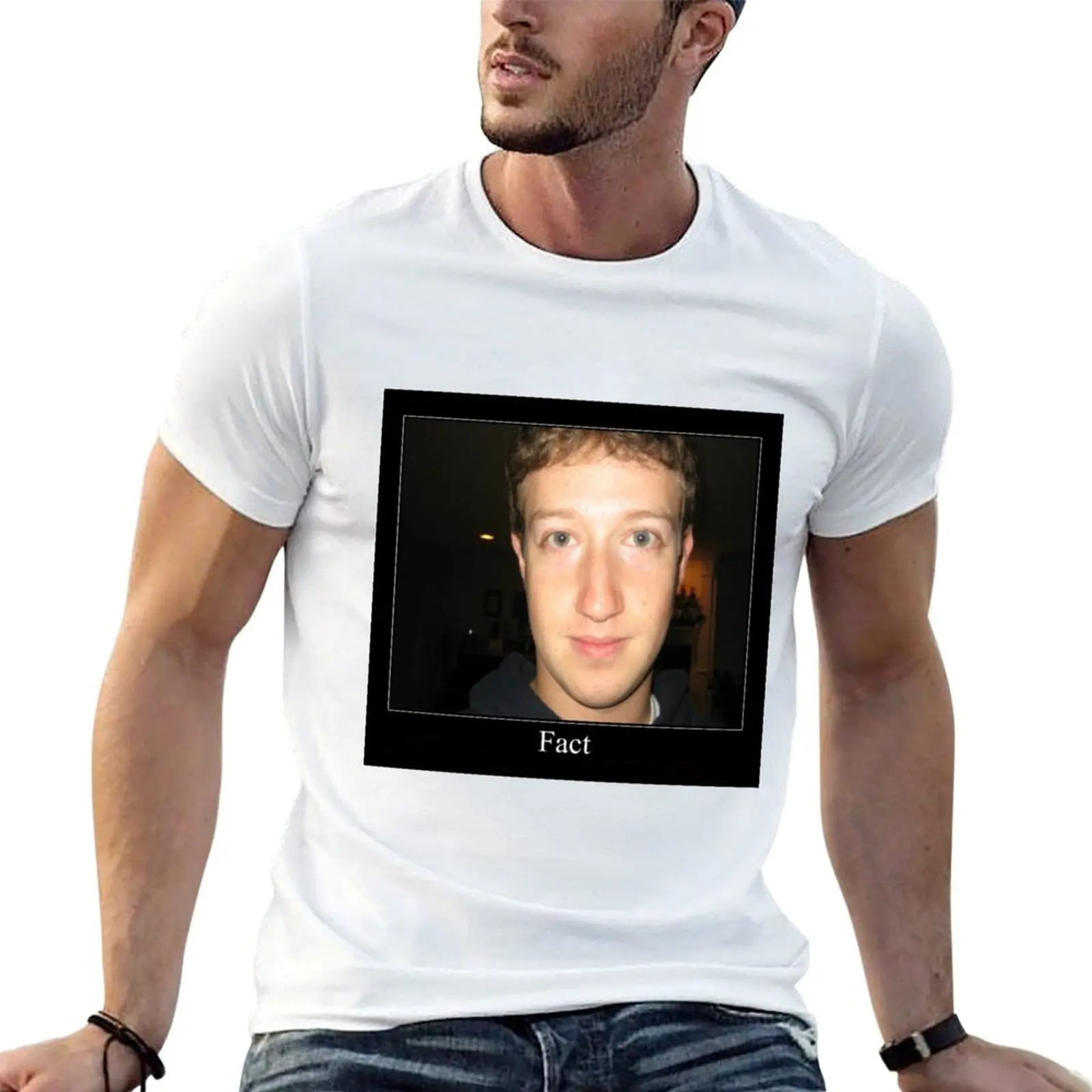 

Mark Zuckerberg Meme T-Shirt t shirts with prints man graphic t shirt t shirt custom print T-shirt